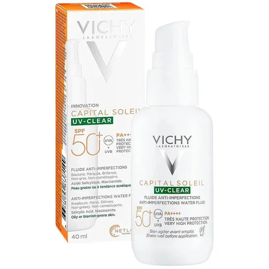 PROTECTOR SOLAR VICHY  CAPITAL SOLEIL UV-CLEAR ANTI-IMPERFECCIONES SPF50 40ML Product