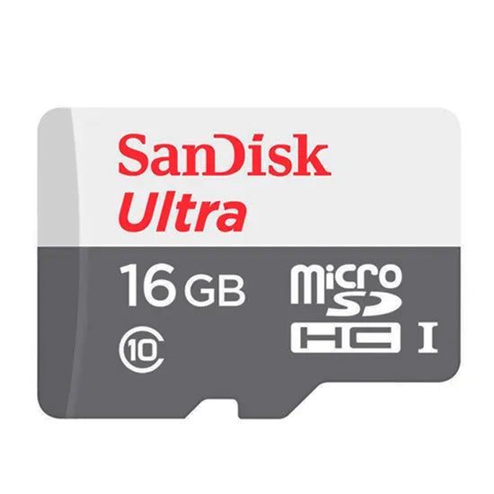 MICRO SD 16GB SANDISK ULTRA 80MB/S C10 (SDSQUNS-016G-GN3MA)