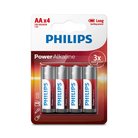 PILA ALCALINA PHILIPS AA LR6P4B/97 C/4 Product