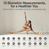 BALANZA DIGITAL CORPORAL SMART ARGOM ARGOM ACCURA 10 BMI/FAT/180KG WHITE ARG-SC8210WT
