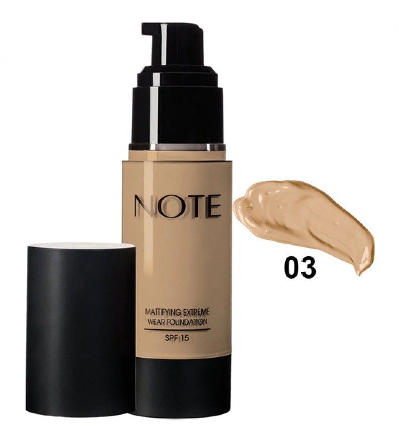 NOTE BASE MATTIFYNG SPF15 03 PUMP 35ML
