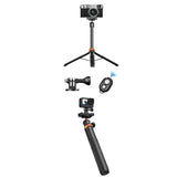 MINI TRIPODE K&F MS08 P/SELFIE ADAPDE GOPRO (KF09.127V1)