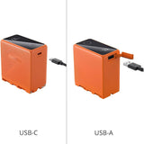 BATERIA SMALLRIG NP-F970 - RECARGABLE USB-C - ORANGE - 4576 140156