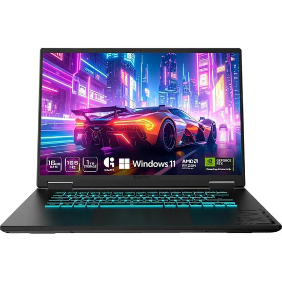 NOTEBOOK GIGABYTE GAMING A16 3VHK3US894SH R7-260/16GBD5/1TBSSD/16""/IPS/165HZ/RTX5060/W11/ING/BK