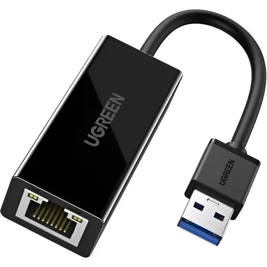 ADAP. UGREEN USB 3.0 P/GIGABIT ETHERNET BLACK (20256) 1 AÑO GTA