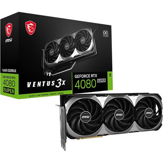 Tarjeta de vídeo MSI GeForce RTX4080 Super Ventus 3X OC 16GB GDDR6X PCI-Express