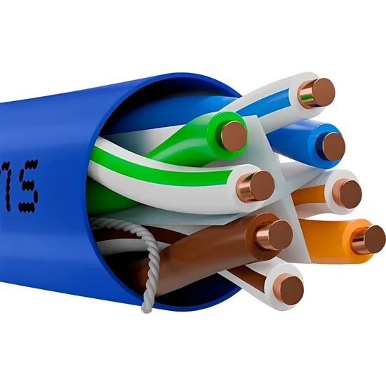 CABLE U/UTP NEXXT CAT6 24AWG CM 100% COBRE 305M CAJA AZUL AB356NXT32
