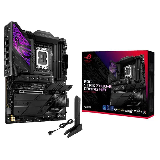 PLACA MADRE ASUS 1851 Z890-E ROG STRIX GAMING WIFI HDMI/DP/USB3.2/7XM.2/DDR5/ATX Product