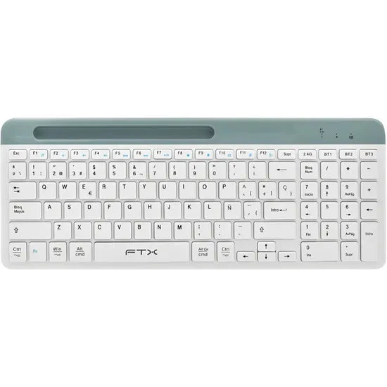 TECLADO WIRELESS FTX FTXB105 BT WHITE ESPAÑOL Product