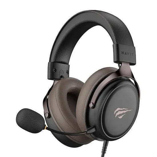 AURICULAR HAVIT NV-H2015Y-N GAMING 3.5MM CON MICRÓFONO BLACK/BROWN Product