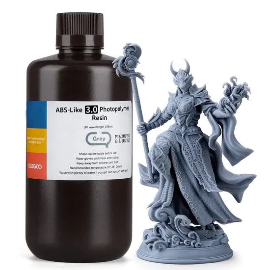 RESINA P/IMPRESORA 3D ELEGOO ABS-LIKE GREY 3.0/500G Product