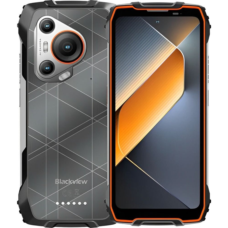CELULAR BLACKVIEW BL7000 256GB/8GB 5G ORANGE/BLACK NIGHT-VSION-CAM RESIST.GOLPES / AGUA (2M)