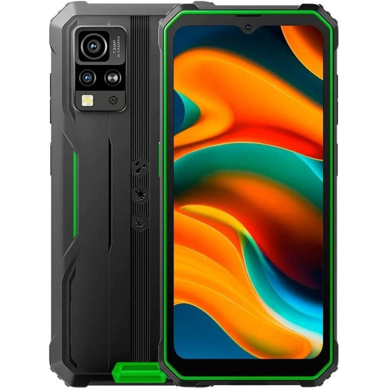 CELULAR BLACKVIEW BV4800 PRO 128GB/4GB 4G NFC GREEN-BLACK RESIST. GOLPES/AGUA