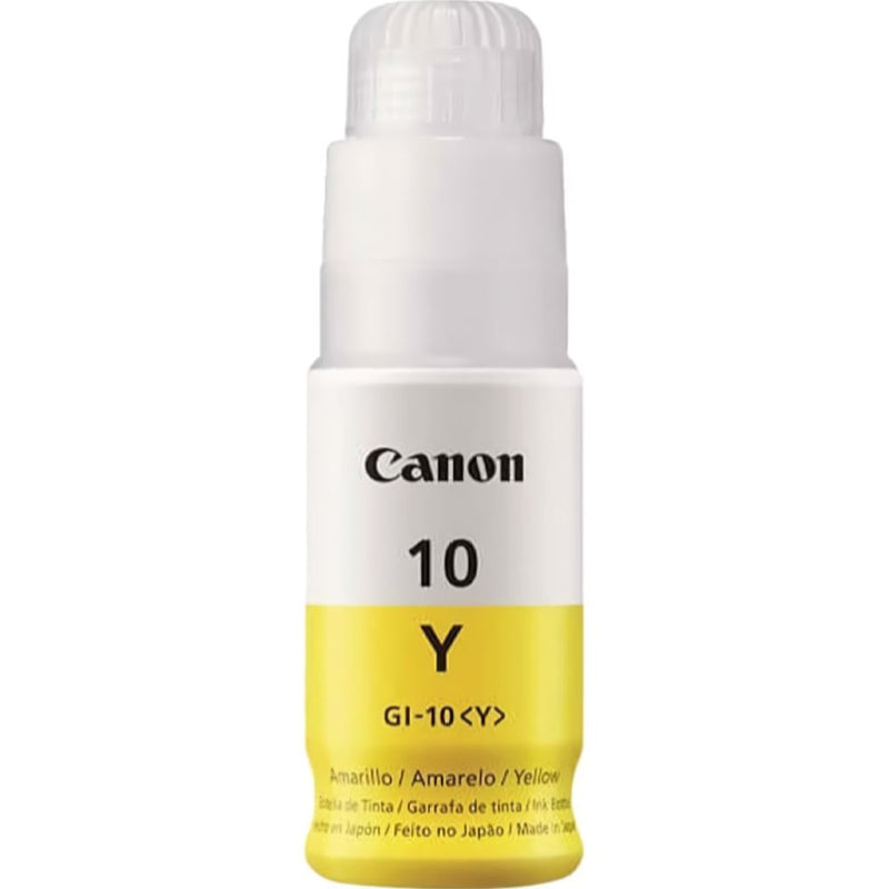 BOTELLA DE TINTA CANON GI-10 YELLOW 70ML (G5010-G6010-G7010-G2160-G3160) 51712