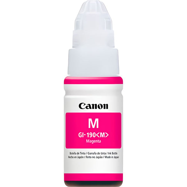 BOTELLA DE TINTA CANON GI-190 MAGENTA 70ML (G1110-G2110-G3110-G4110)