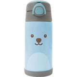 BOTELLA BUBBA KIDS C/PAJITA Y CORDON DE TRANSPORTE PANDA - 400ML
