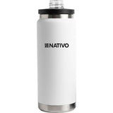 TERMO NATIVO KAMBUCHI P/ AGUA TAPA DOBLE - 1LT - BLANCO