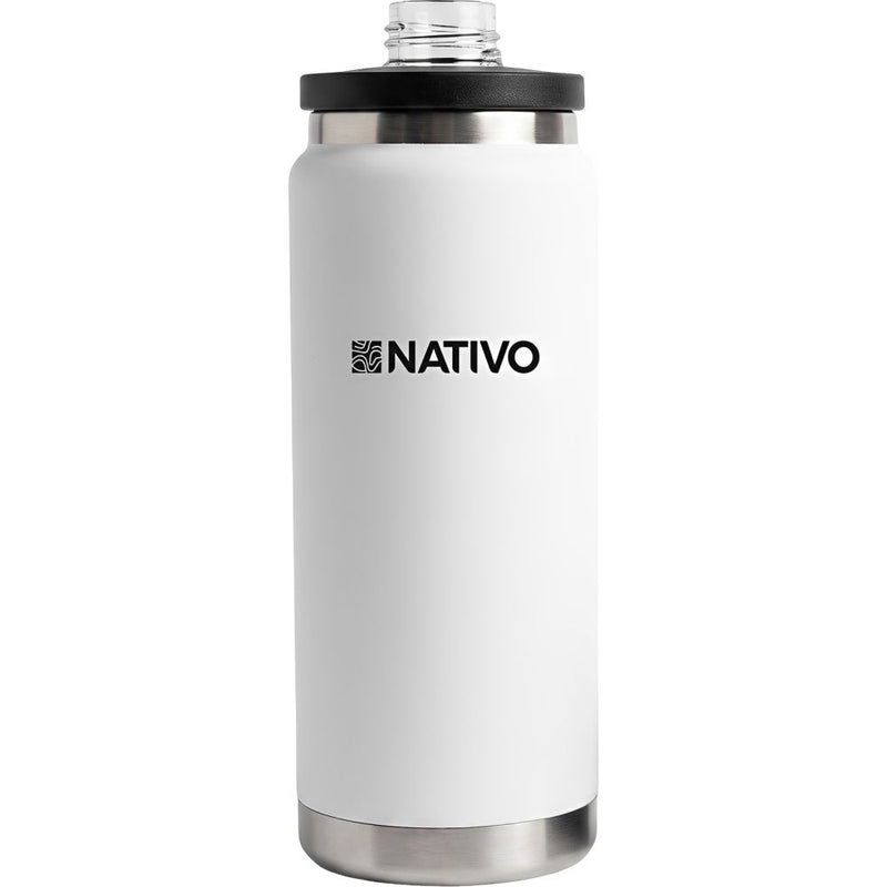 TERMO NATIVO KAMBUCHI P/ AGUA TAPA DOBLE - 1LT - BLANCO