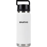 TERMO NATIVO KAMBUCHI P/ AGUA TAPA DOBLE - 1LT - BLANCO