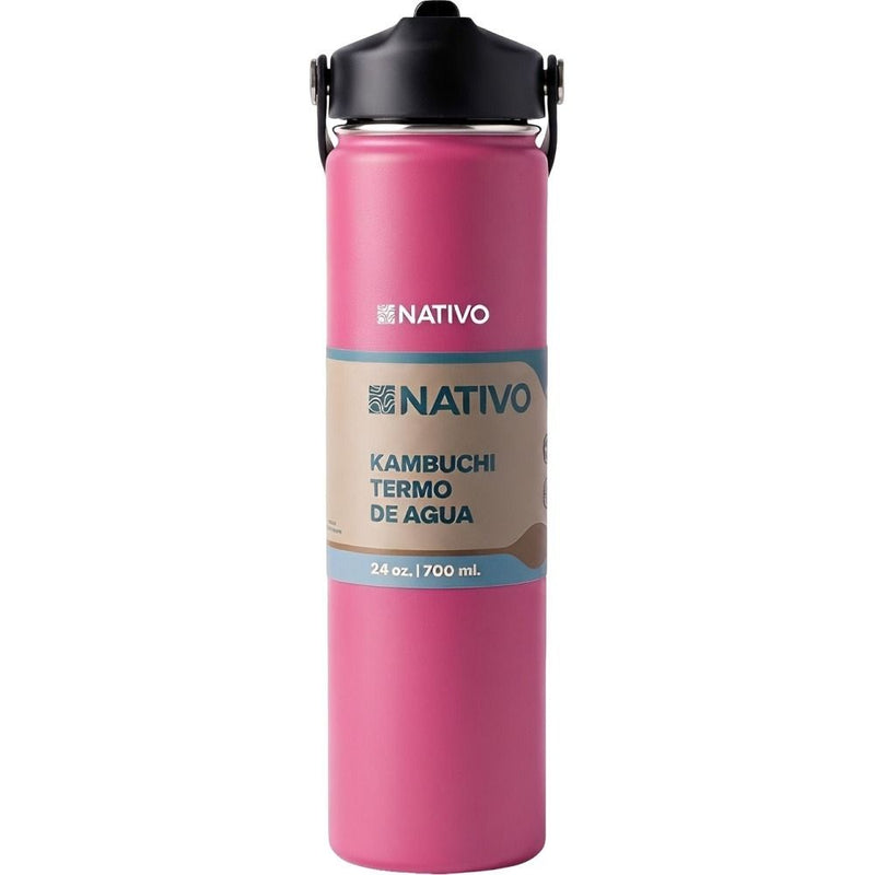 TERMO NATIVO KAMBUCHI P/AGUA - 700ML - FUCSIA