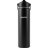 TERMO NATIVO KAMBUCHI P/AGUA - 700ML - NEGRO