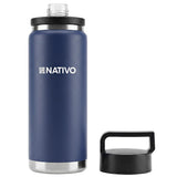 TERMO NATIVO KAMBUCHI P/ AGUA TAPA DOBLE - 1LT - AZUL
