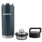 TERMO NATIVO KAMBUCHI P/ AGUA TAPA DOBLE - 1LT - VERDE
