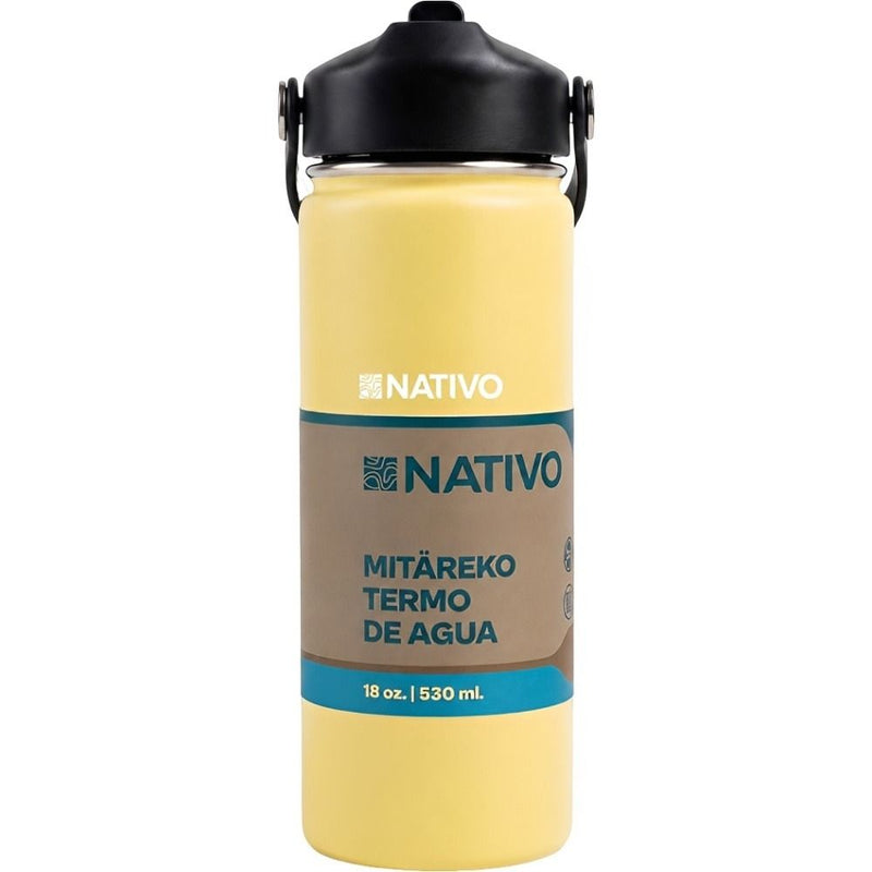 TERMO NATIVO MITAREKO P/ AGUA - 530ML - AMARILLO