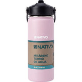 TERMO NATIVO MITAREKO P/ AGUA - 530ML - ROSA