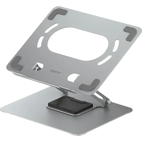 SOPORTE P/ NOTEBOOK HAVIT ELEVADOR ALUMINIO NV-ST7411 SILVER 15,6""/360°/180° Product