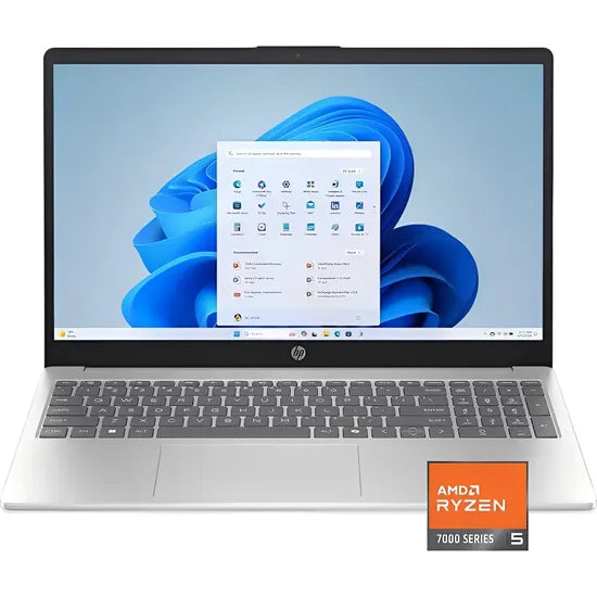 NOTEBOOK HP 15-FC0146DX R5-7520U 4.3GHZ/8GBD5/512SSD/15.6""/FHD/IPS/TOUCH/W11/ING/SILVER