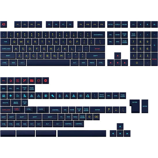 AKKO KEYBOARD KEYCAP SET STARRY SKY/CHERRY