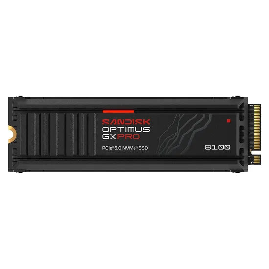 SSD 1TB M.2 NVME SANDISK OPTIMUS GX PRO 8100 C/DISI PCIE G5X4 14900-11000 SDSP82100TAH-000E0