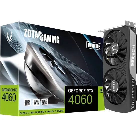 VGA ZOTAC RTX4060 TWIN EDGE 8GB/GDDR6/128BIT/2460MHZ/2FAN ZT-D40600E-10M Product