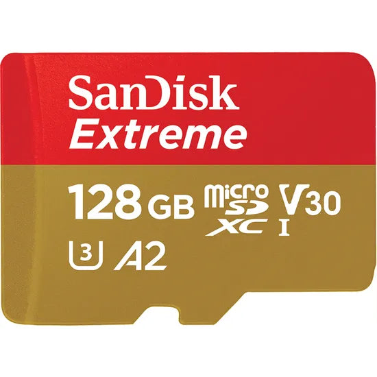 MICRO SD 128GB SANDISK EXTREME 190-90MB/S U3 4K (SDSQXAA-128G-GN6MA) Product