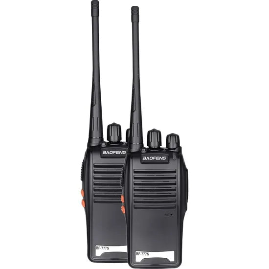 RADIO COMUNICADOR BAOFENG BF-777S 5W/UHF400-470MHZ (PACK DE 2 RADIOS)