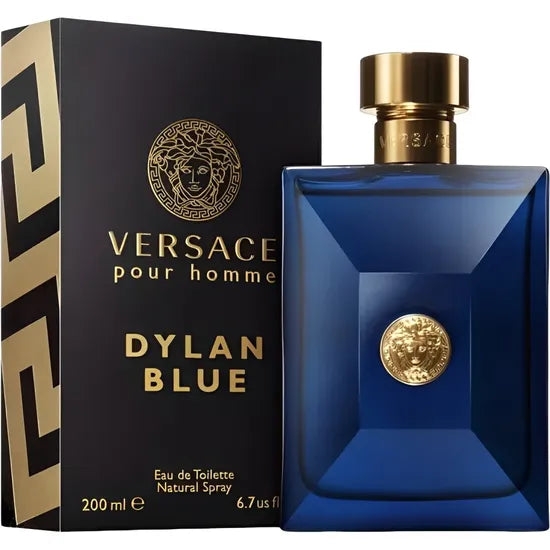 PERFUME  VERSACE DYLAN BLUE EDT 200ML - MASCULINO
