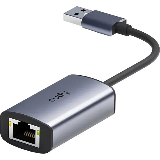 ADAP. CUDY UE10A USB-A A GIGABIT ETHERNET ALUMINIO