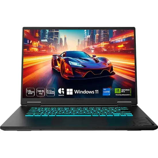 NOTEBOOK GIGABYTE A16 CTHI3LA893SH I7-13620H 4.9/16GBD5/512SSD/16""/IPS/165HZ/RTX5050/W11/ING/BLACK Product