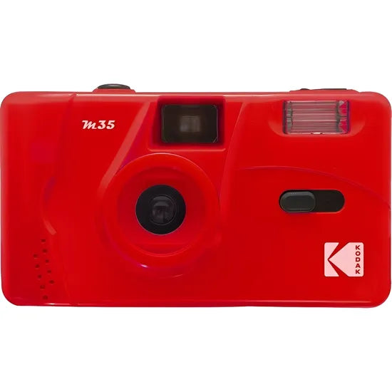 CAMARA KODAK M35 DE PELICULA CON FLASH RED