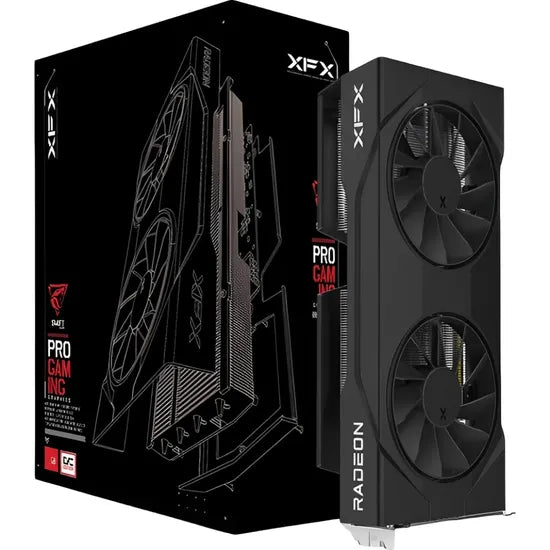 VGA XFX RADEON RX9060 XT SWIFT OC GAMING EDITION BLACK 8GB/GDDR6/3320MHZ/2FAN RX-96TSW8GBQ Product