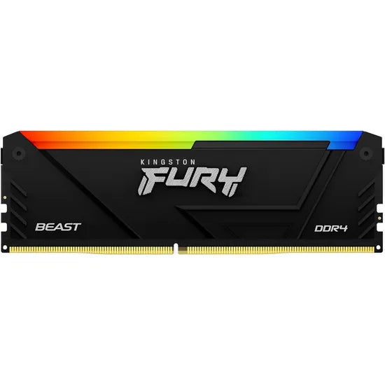 MEMORIA RAM DDR4 16GB/3200MHZ KINGSTON FURY BEAST RGB KF432C16BB12A/16 BLACK Product