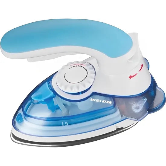 PLANCHA A VAPOR MEGA STAR P/VIAJE PA230 800W WHITE/BLUE Product