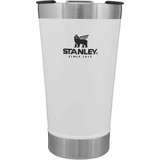 VASO STANLEY BEERPINT DE CERVEZA 473ML C/ TAPA+ABRIDOR BLANCO