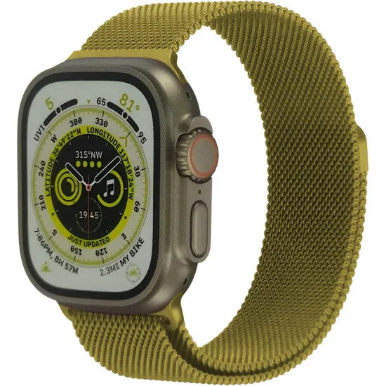 PULSERA SMART VISION METAL P/APPLE WATCH 42/44/45/49MM GOLD 1154-9 Product