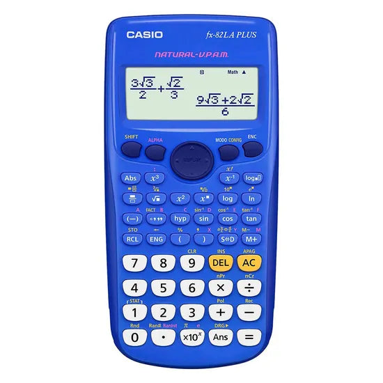 CALCULADORA CIENTIFICA CASIO FX-82LAPLUS-2 BLUE NEW EDITION Product