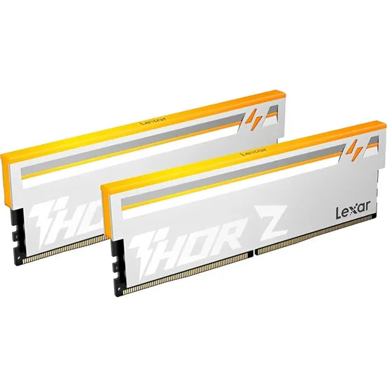 MEMORIA RAM DDR5 32GB(2X16GB)/6000MHZ LEXAR THOR Z RGB WHITE