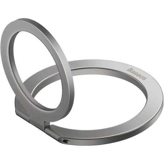 SOPORTE CELULAR MAGNETICO BASEUS HALO SERIES/ADHESIVO SILVER SUCH000012 1 AÑO GTA