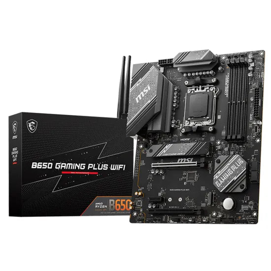 PLACA MADRE MSI AM5 B650 GAMING PLUS WIFI HDMI/DP/USB3.2/2M.2/DDR5/ATX Product