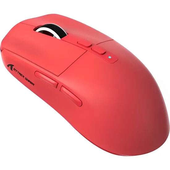 MOUSE WIRELESS ATTACK SHARK X6 1K 49G/PAW3395/ERGO/26000DPI/RED C/BASE DE CARGA RGB Product
